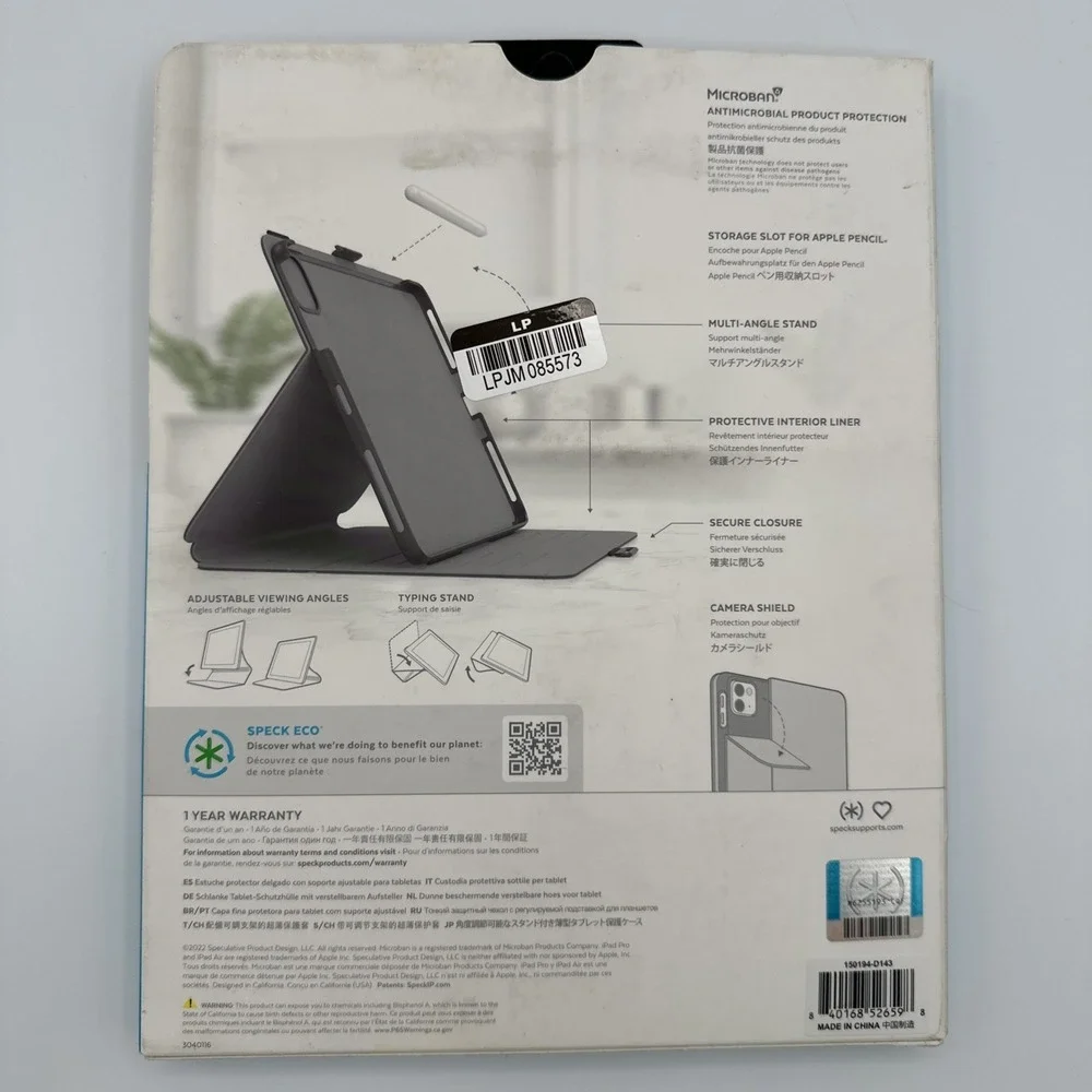 Speck Balance Folio R Protective Case iPad 11-inch Air, iPad 11-inch Pro and